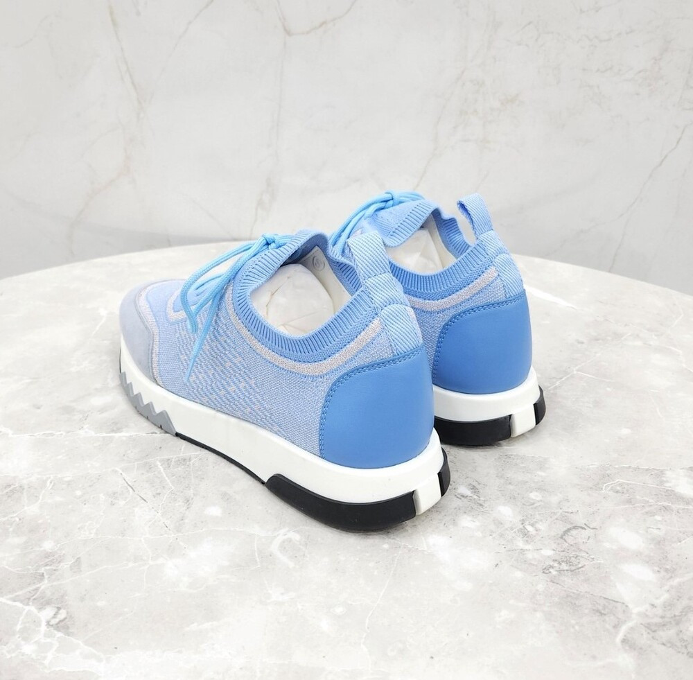 [럭스유] (새상품) 38.5 / 에르메스 스카이블루 어딕트 스니커즈