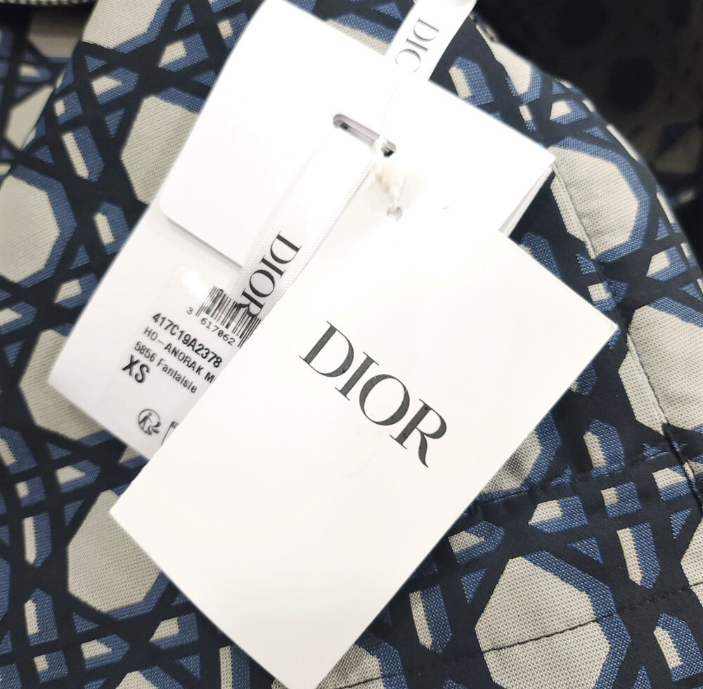 [럭스유] (새상품) XS / 디올 매크로 까나쥬 반팔 후드 아노락 417C19A2378