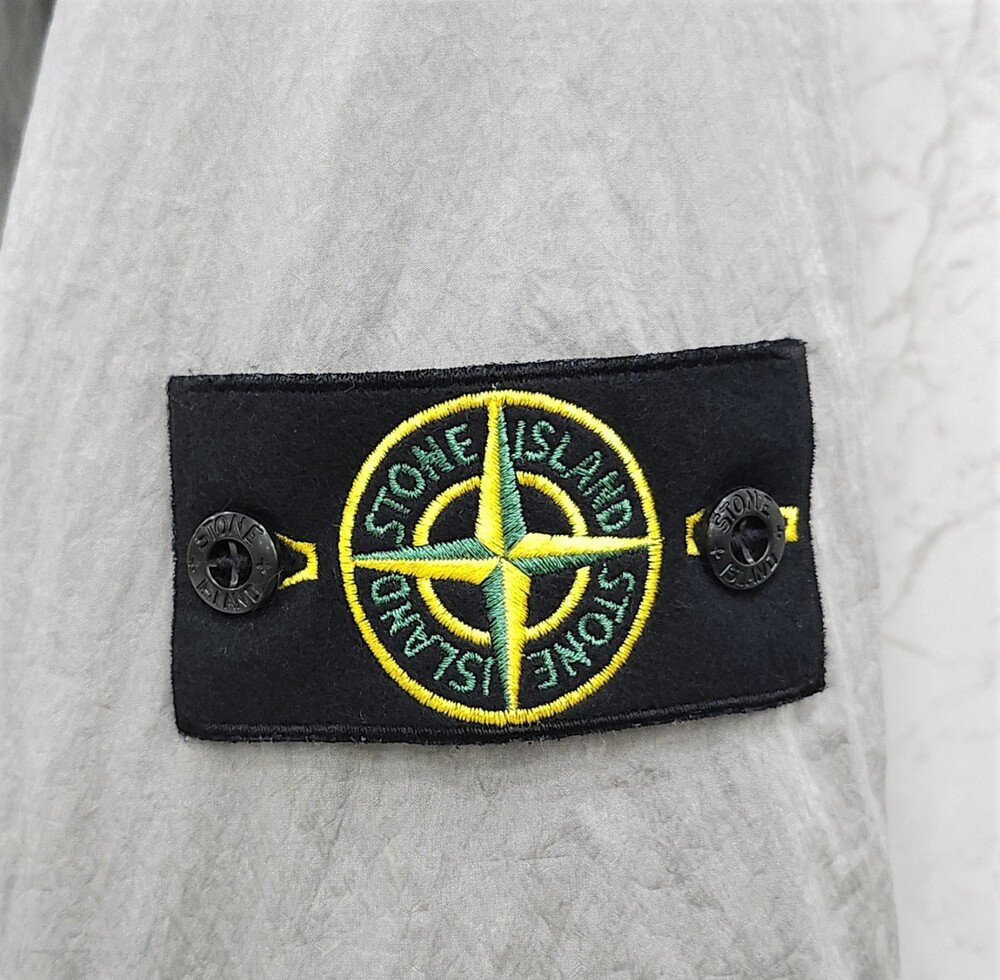 [럭스유] M / 스톤아일랜드 실버 와펜 롱 파카 자켓 771570919