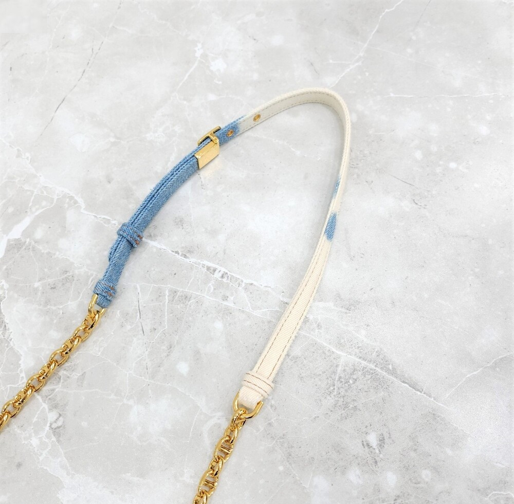 [럭스유] 디올 데님 카로 미디엄 체인 숄더백 M9242UJBI