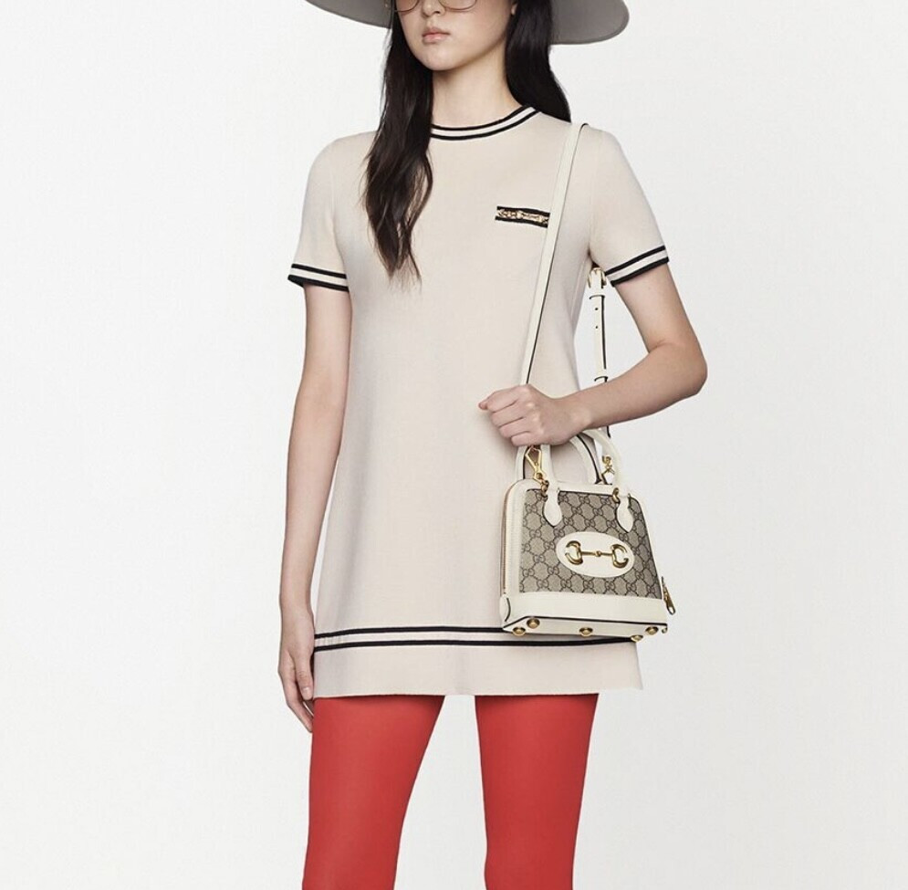 [럭스유] 구찌 홀스빗 1955 미니 탑핸들 토트 숄더백 640716