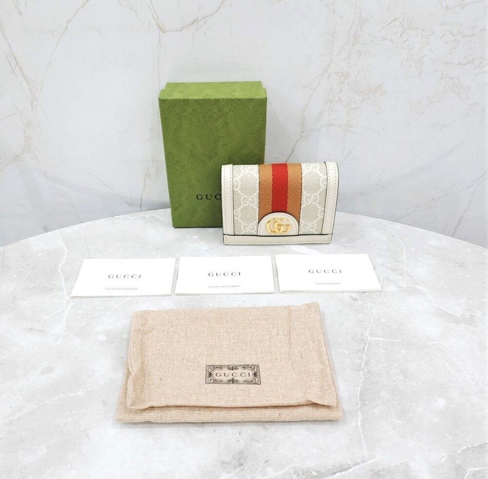 [럭스유] (새상품) 구찌 코리아 익스클루시브 카드 지갑 523155