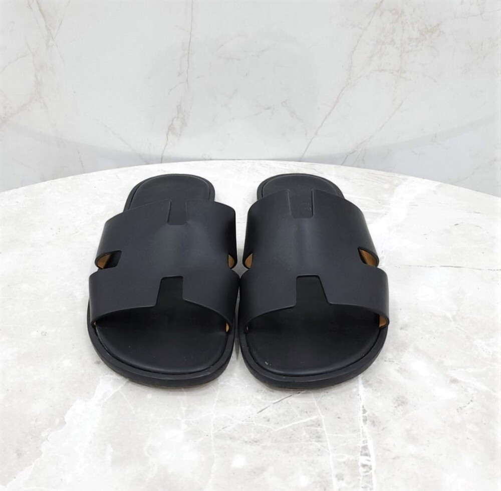 [럭스유] 40 / 에르메스 블랙 이즈미르 샌들 슬리퍼
