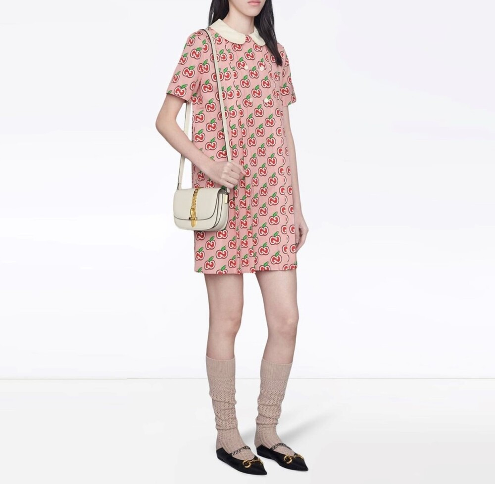 [럭스유] 구찌 실비 1969 레더 미니 숄더백 615965