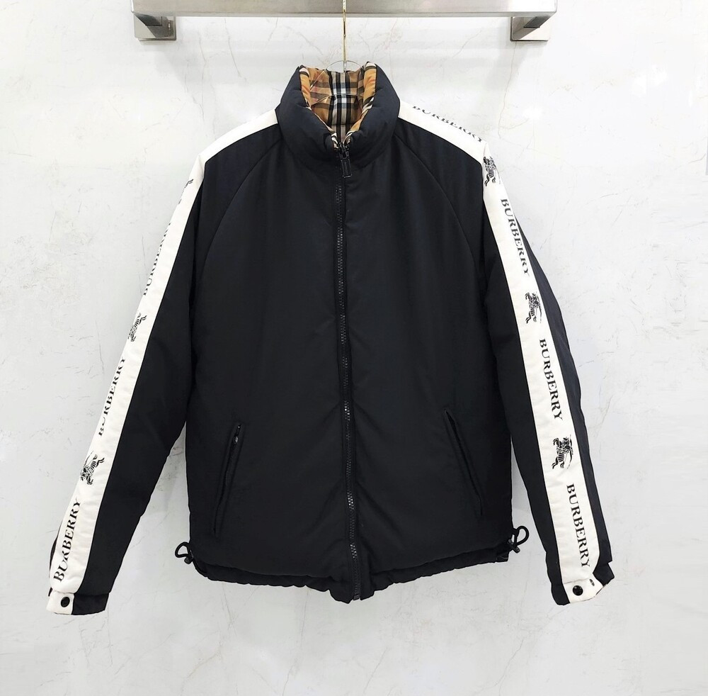 [럭스유] 46 / 버버리 체크 리버서블 패딩 점퍼 8003235