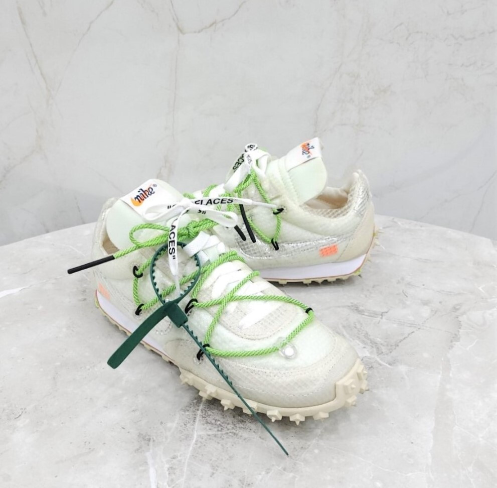 [럭스유] 235 / 오프화이트 X 나이키 와플 레이서