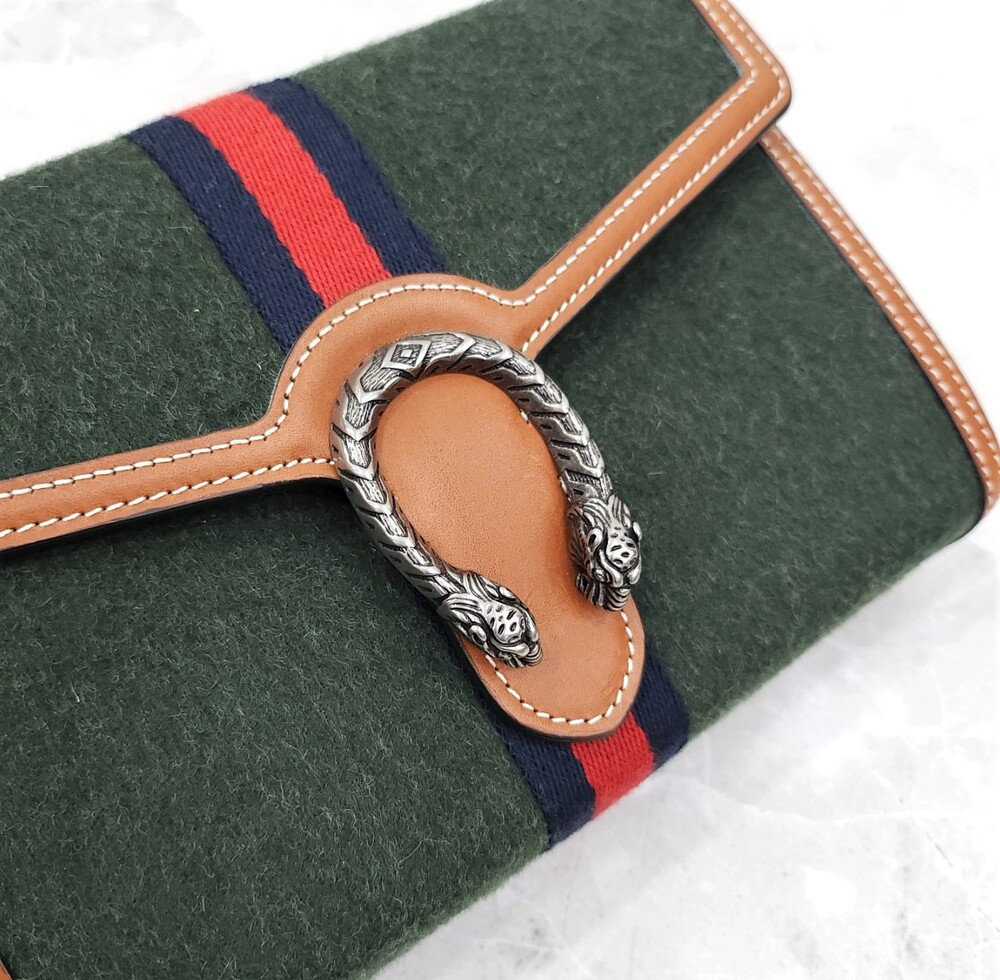 [럭스유] 구찌 디오니소스 WOC 삼선 체인 크로스백