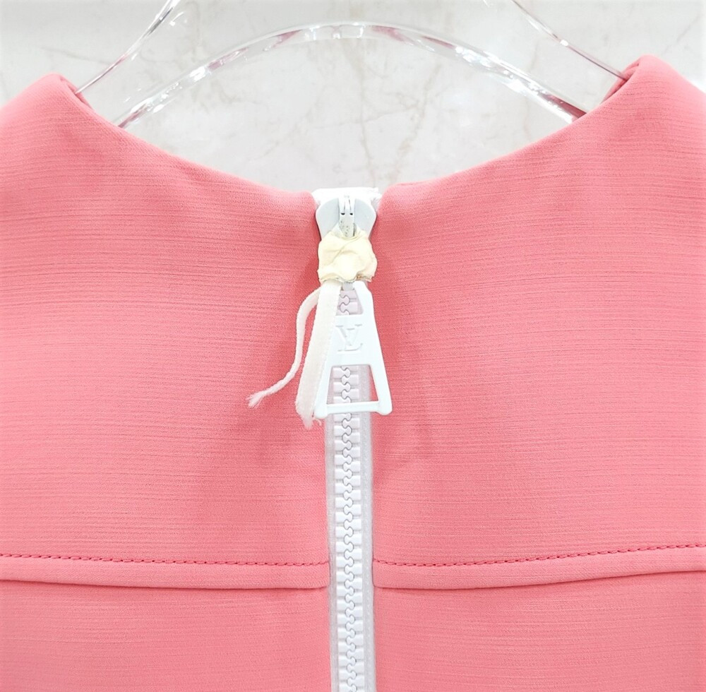 [럭스유] (새상품) 34 / 루이비통 핑크 마틴게일 드레스 원피스 1A9ML0