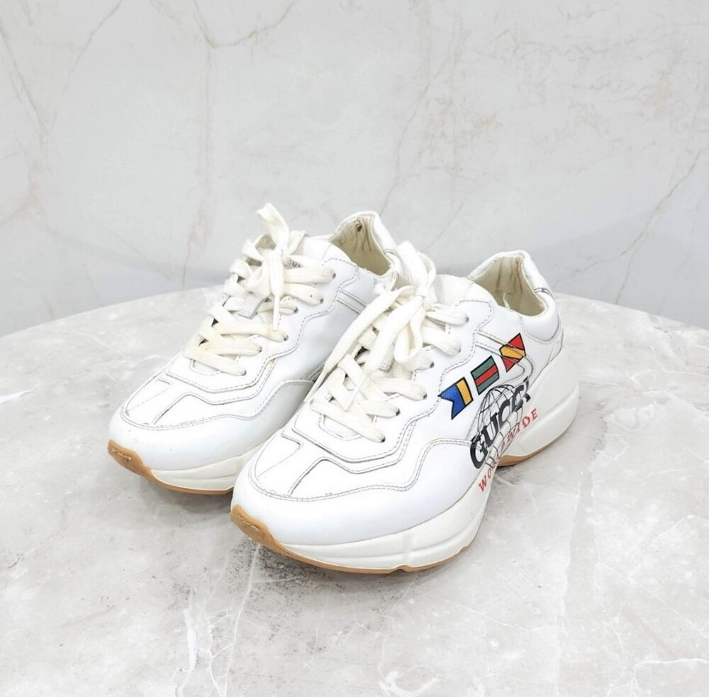 [럭스유] 35.5 / 구찌 월드와이드 라이톤 스니커즈 602047