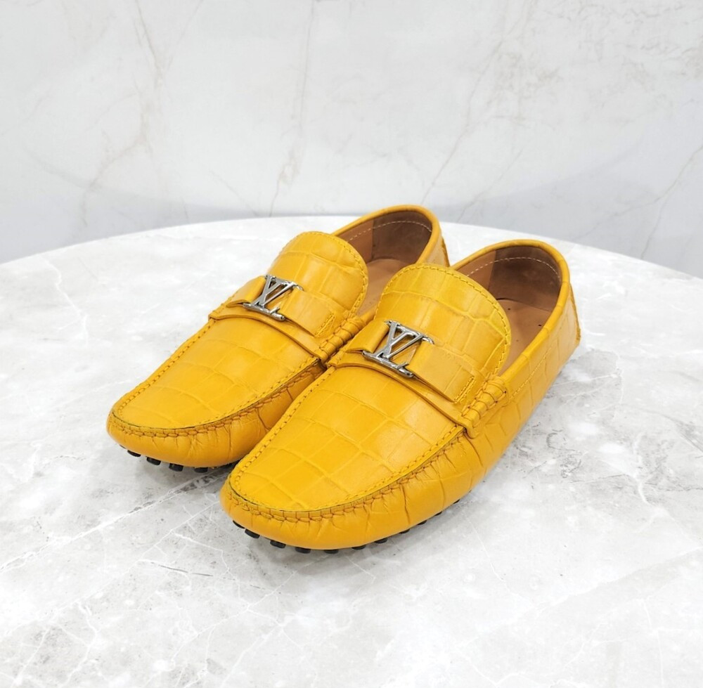 [럭스유] 7 / 루이비통 LV 크로커다일 드라이버 모카신 로퍼
