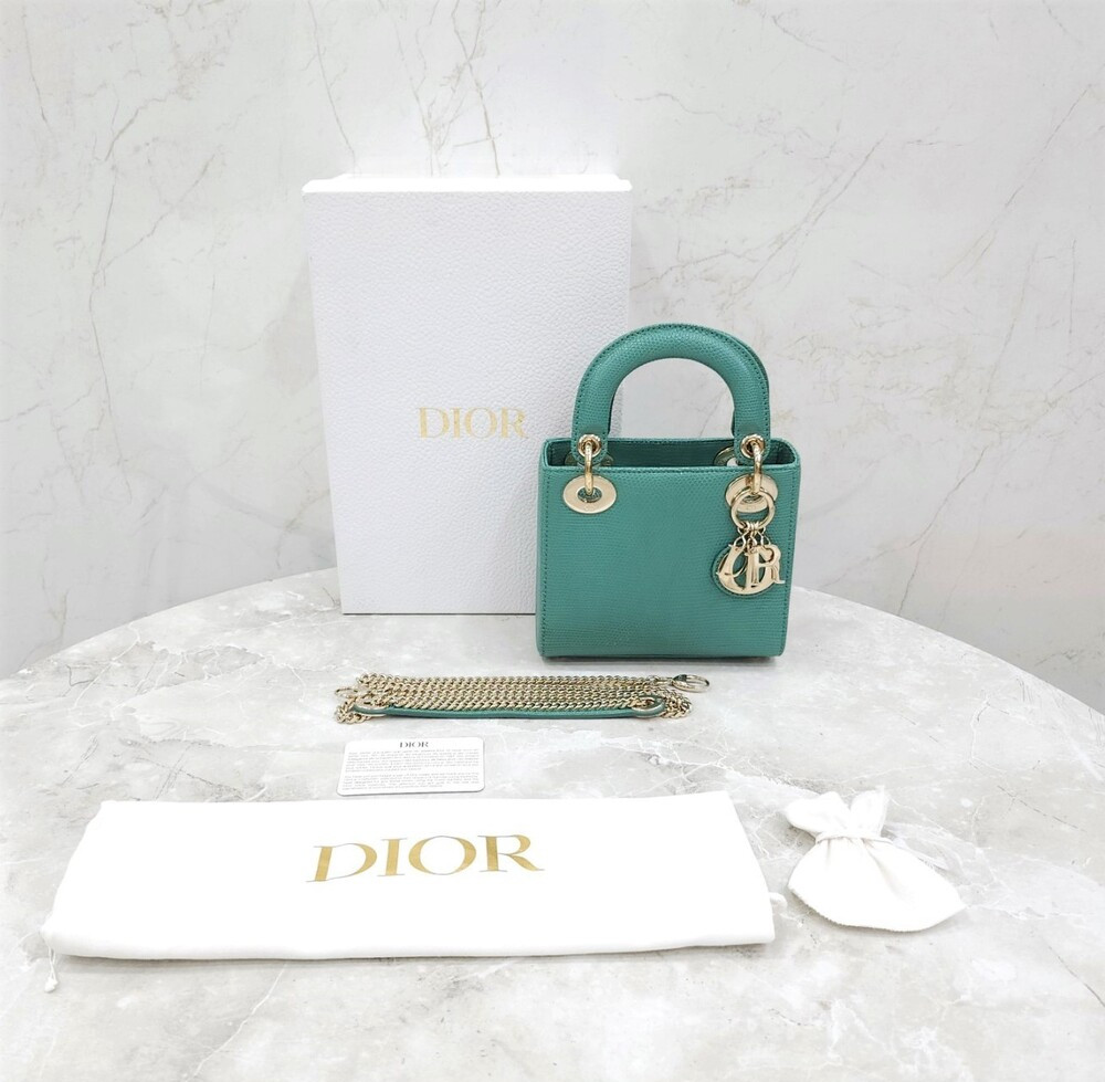 [럭스유] (새상품) 디올 리자드 레이디 디올 미니 백