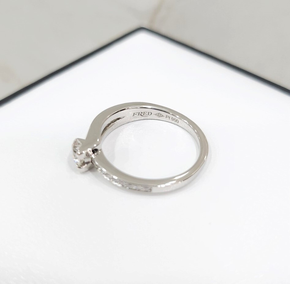 [럭스유] 프레드 다이아 아모르 포유 인게이지먼트 링 플래티늄 48호
