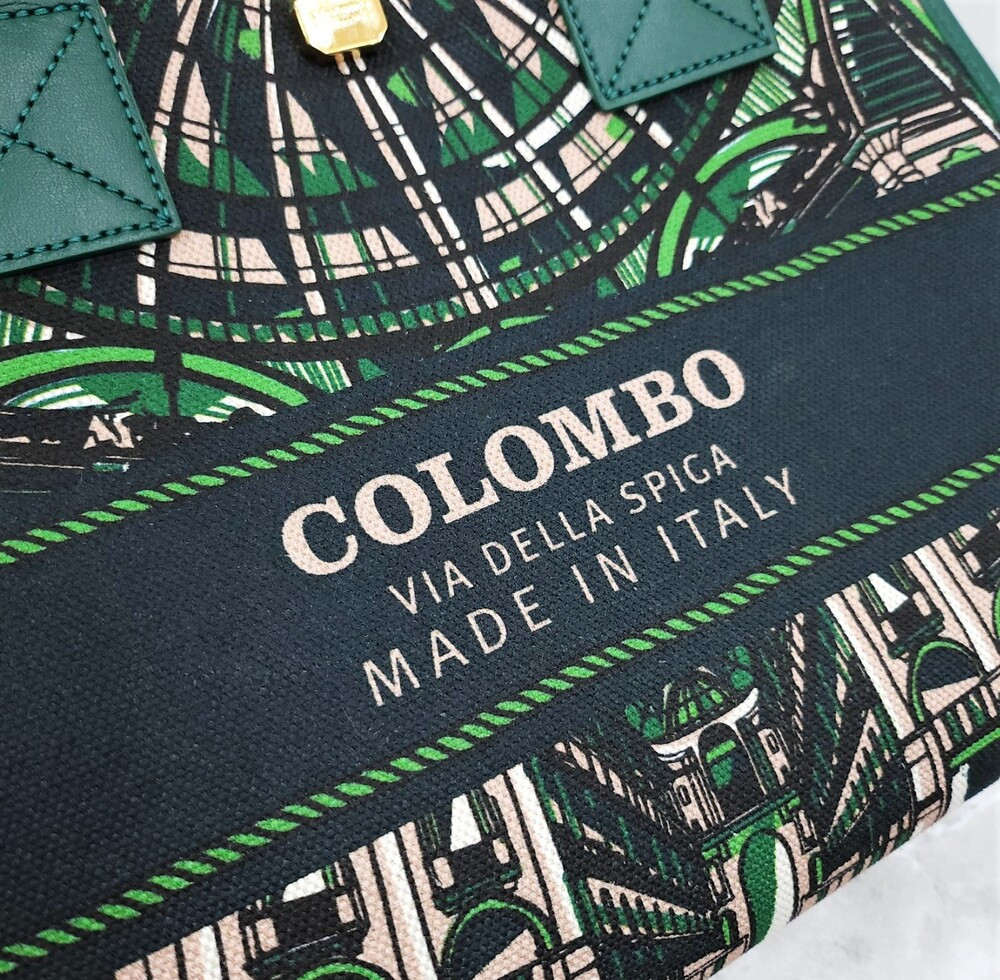 [럭스유] 콜롬보 큐폴라 토트 미디엄 그린