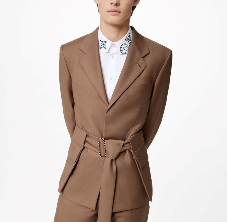 [럭스유] (새상품) 52 / 루이비통 벨티드 다미에 자켓