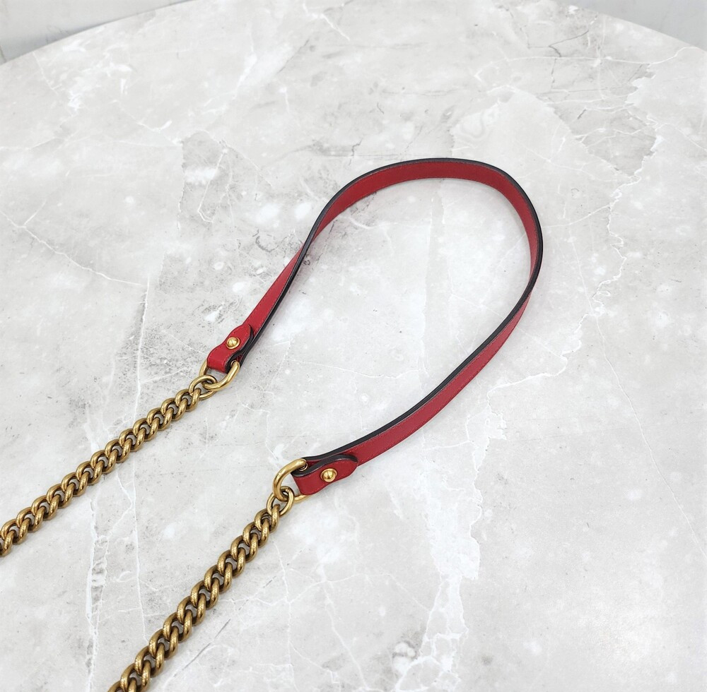 [럭스유] 구찌 GG 마몬트 마틀라세 미니 벨벳 숄더백 446744