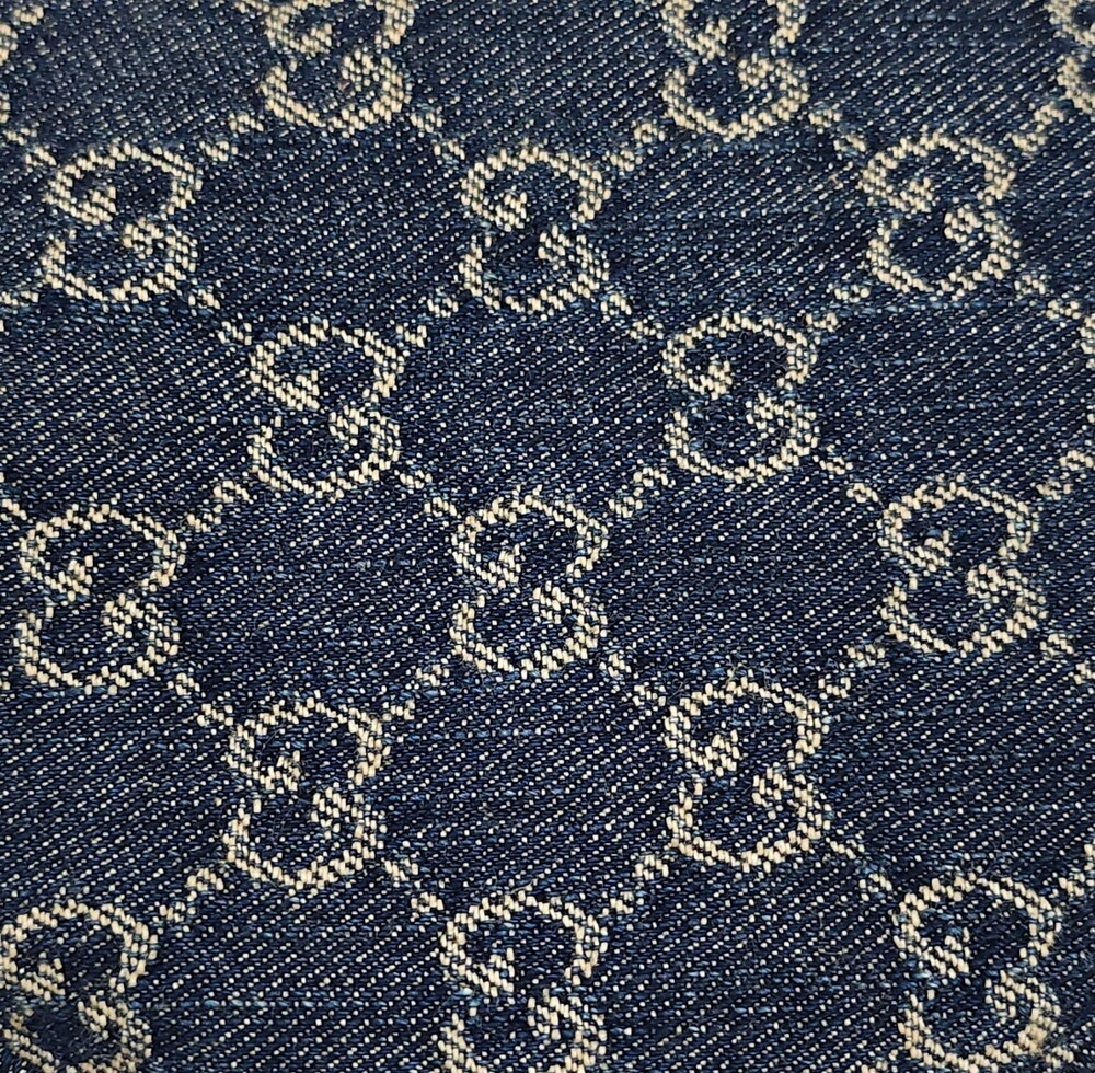 [럭스유] 구찌 GG 레더 트림 데님 버킷햇 M 576371