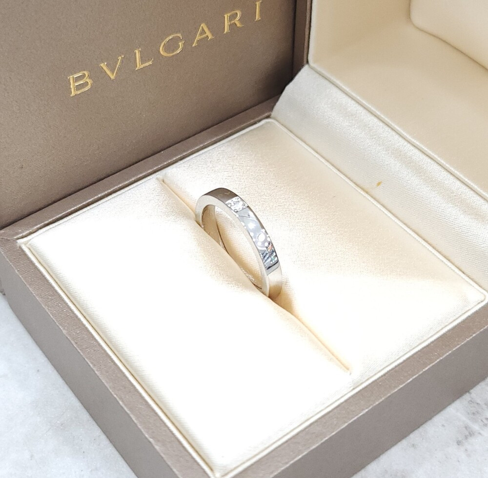 [럭스유] 불가리 다이아 플래티넘 메리미 웨딩링 48호