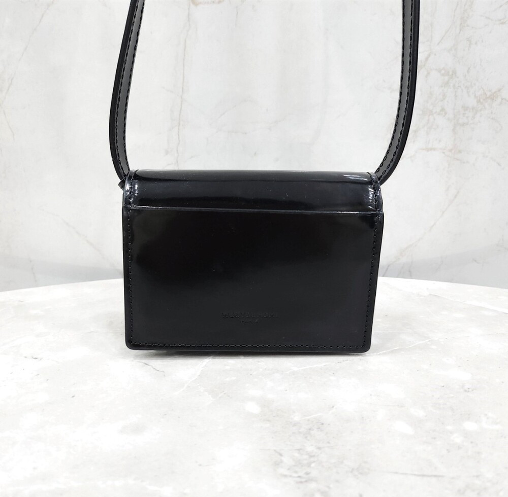 [럭스유] 우영미 블랙 스퀘어 마이크로 백