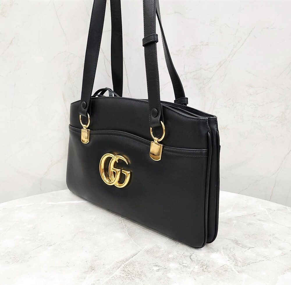 [럭스유] 구찌 블랙 레더 알리백 550130