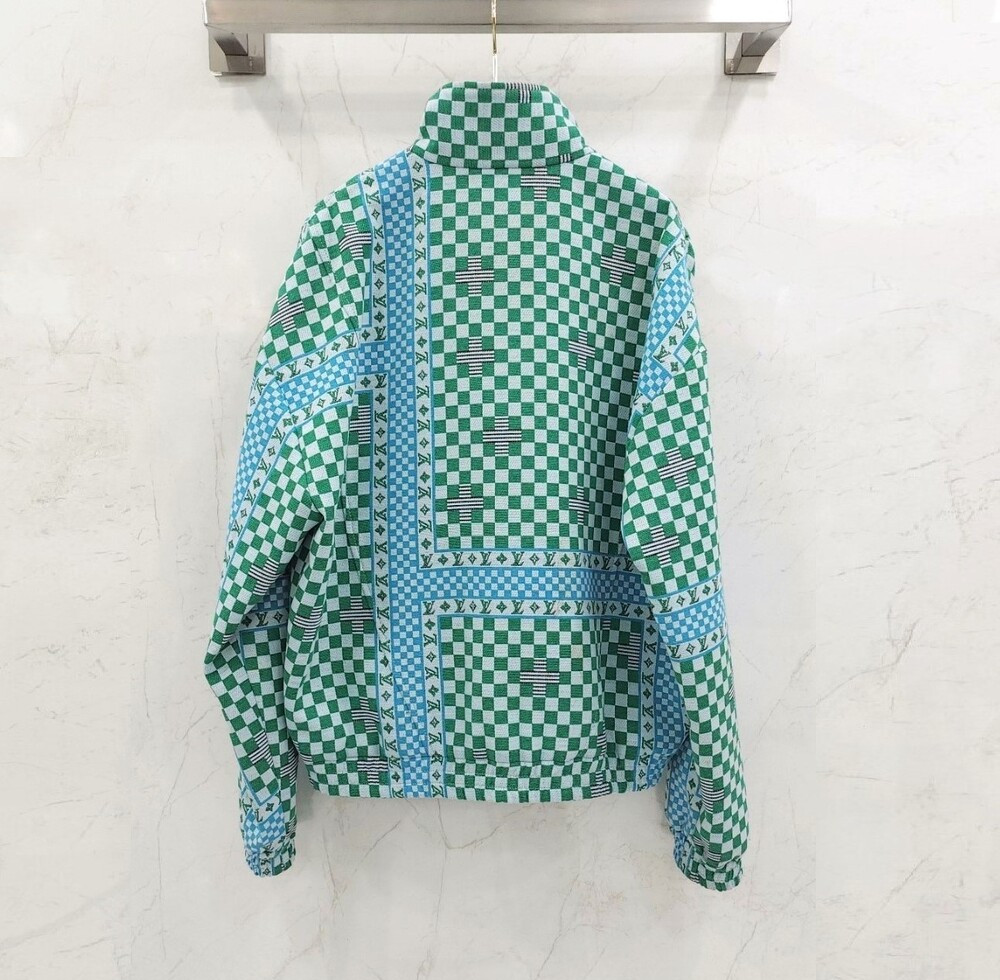 [럭스유] 48 / 루이비통 LV 다미에 시크 블루종 자켓