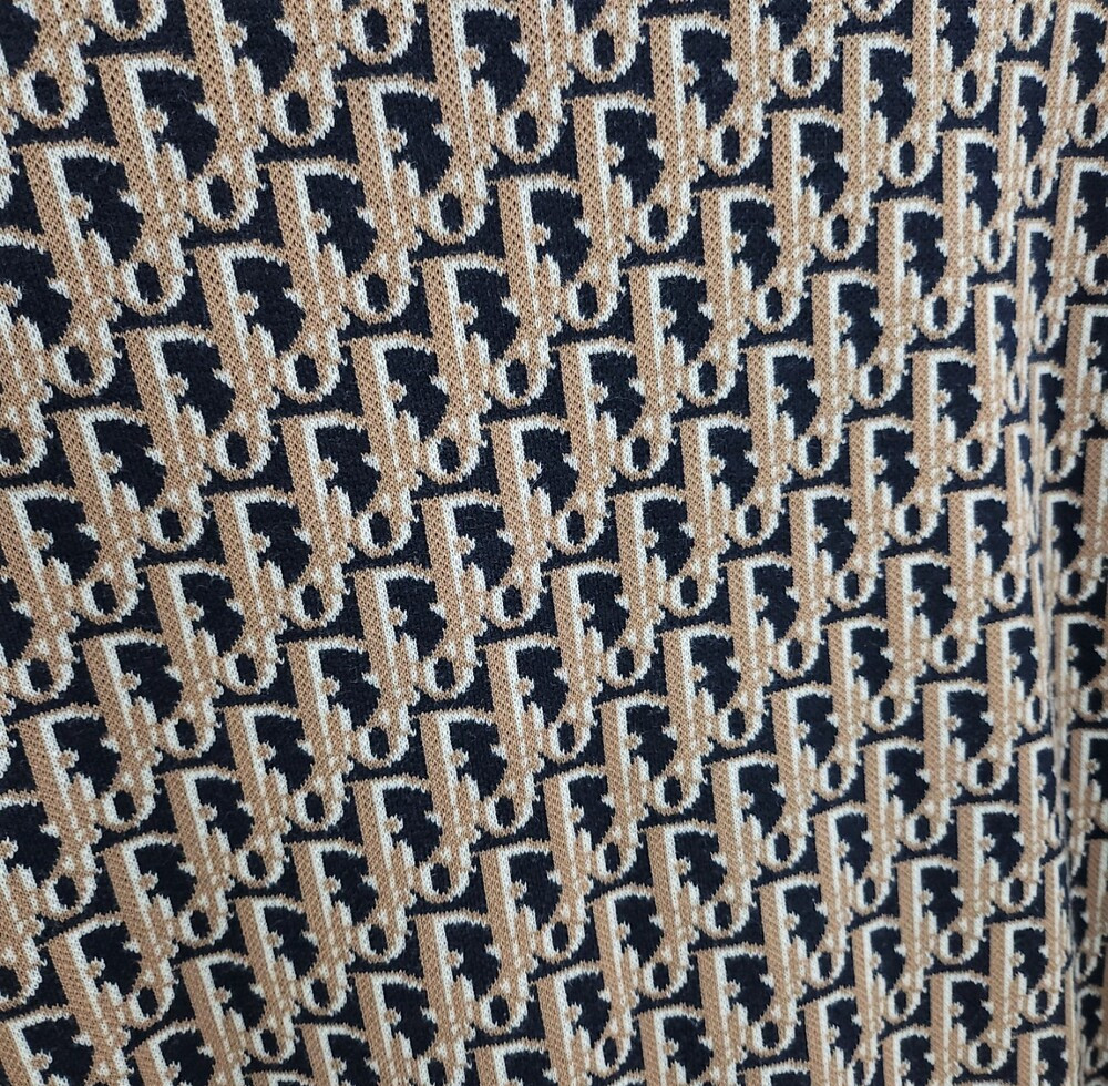 [럭스유] L / 디올 오블리크 자카드 폴로 셔츠