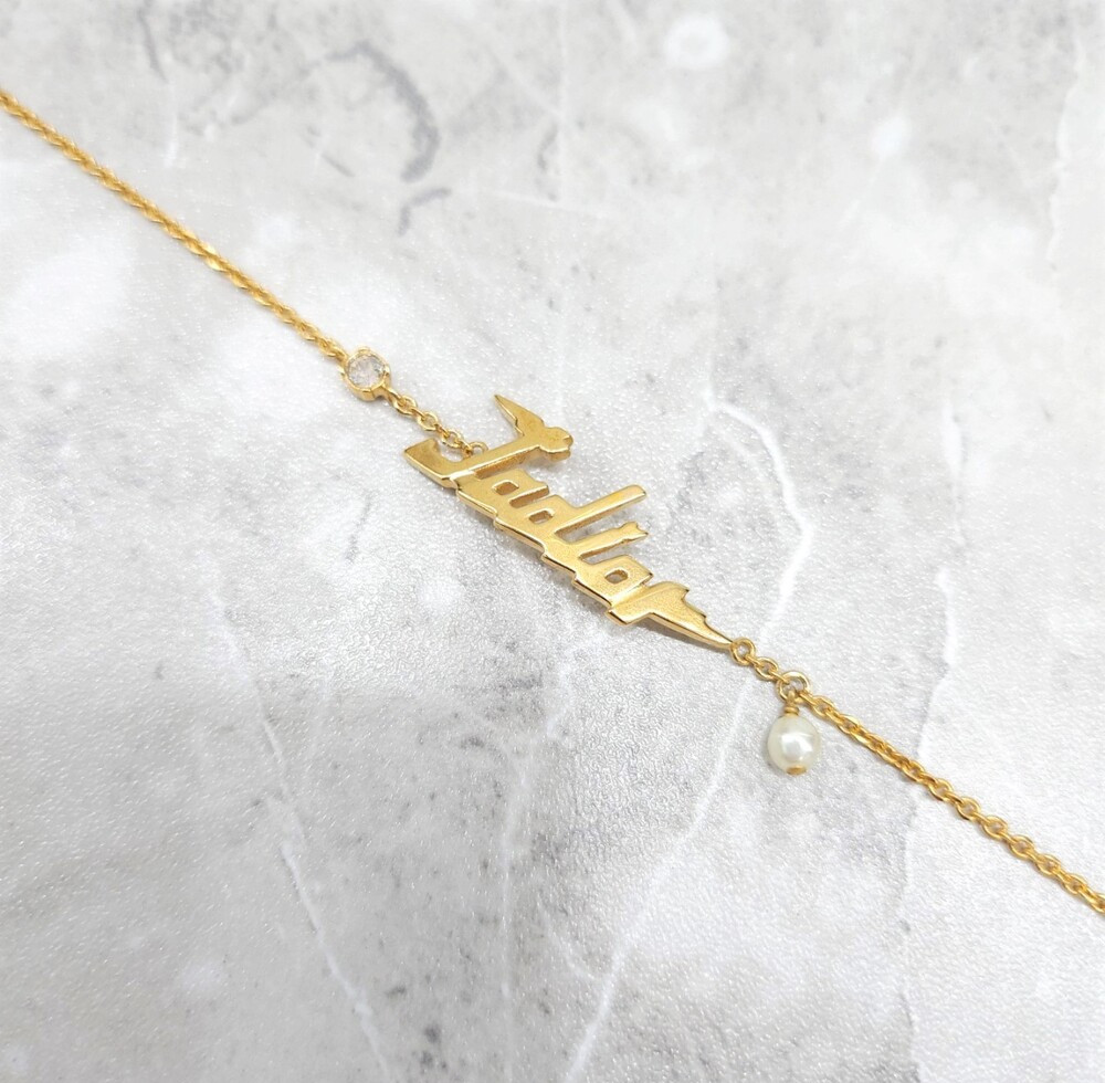 [럭스유] 디올 자디올 크리스탈 골드 팔찌