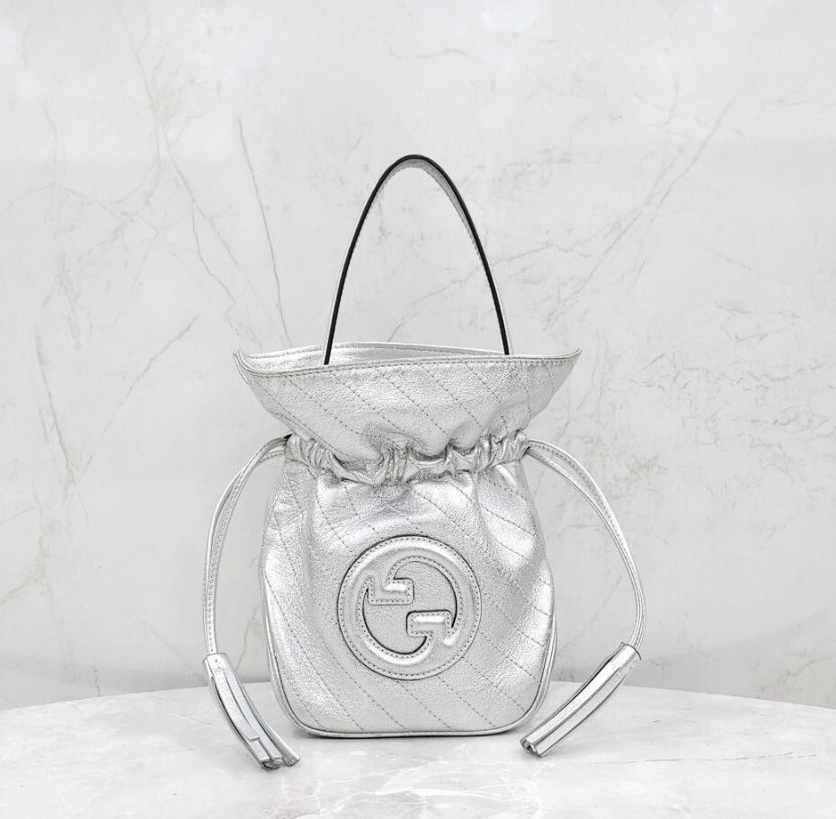 [럭스유] 구찌 블론디 실버 미니 버킷백 760313