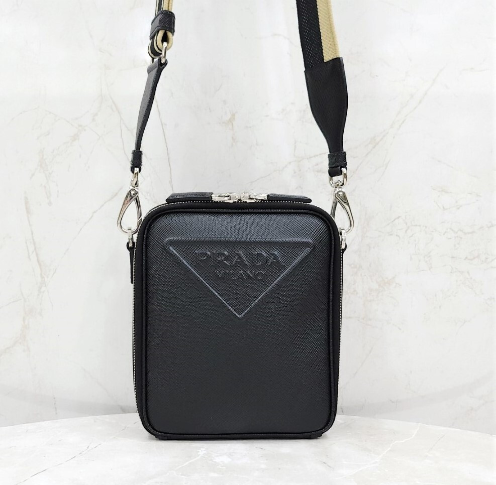 [럭스유] 프라다 사피아노 레더 가죽 숄더백 2VH154