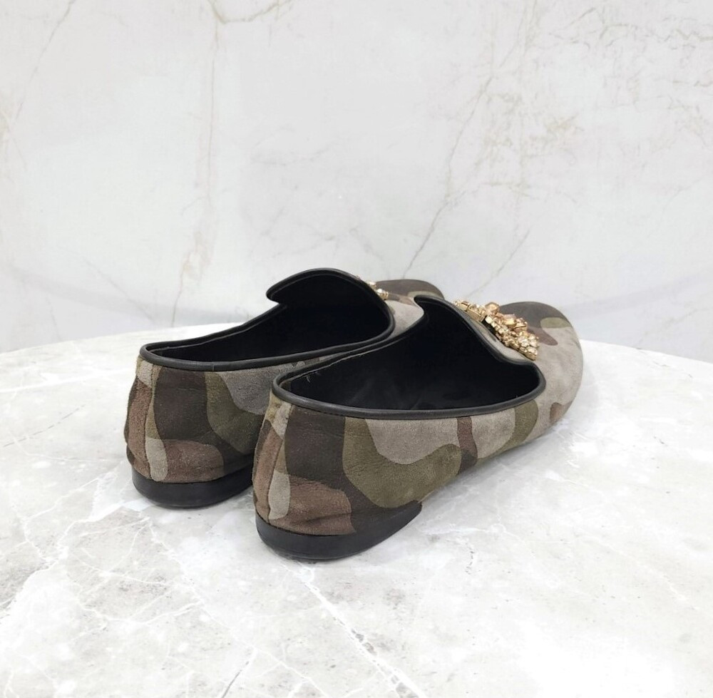 [럭스유] 37 / 쥬세페자노티 카모 큐빅 플랫 로퍼