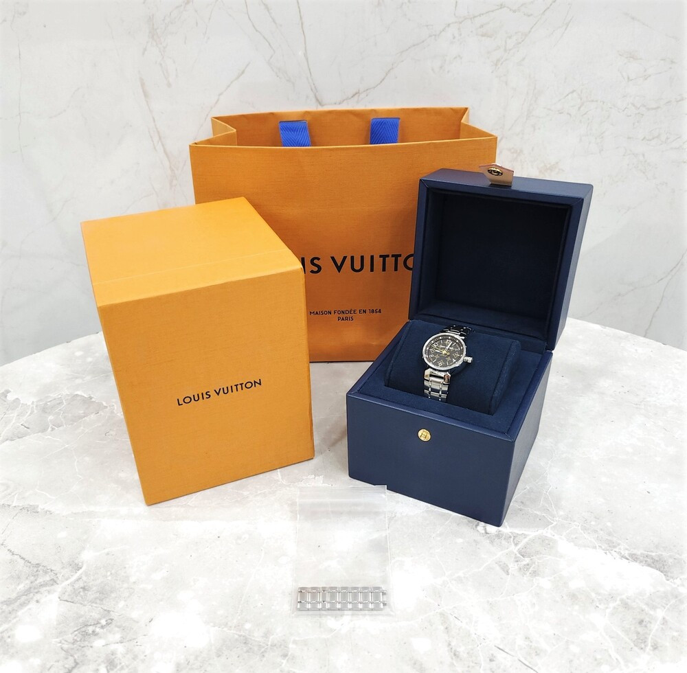 [럭스유] 루이비통 땅부르 모노그램 메탈 시계 25mm