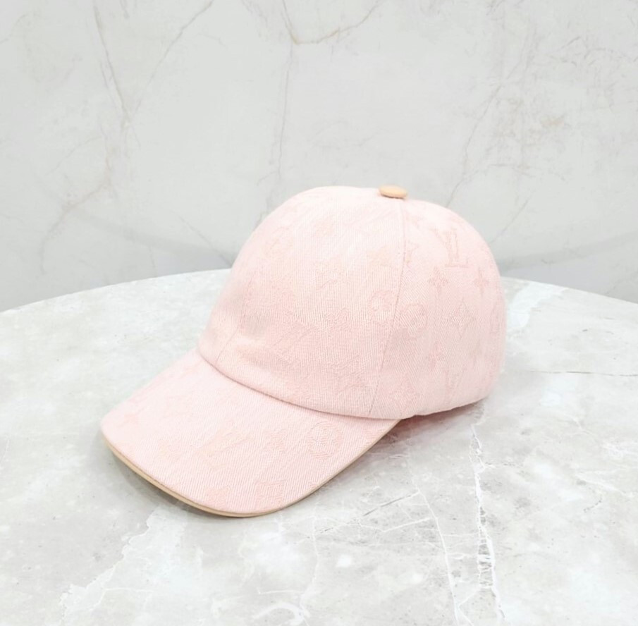 [럭스유] 루이비통 핑크 모노그램 비마이데님 볼캡 M M77543