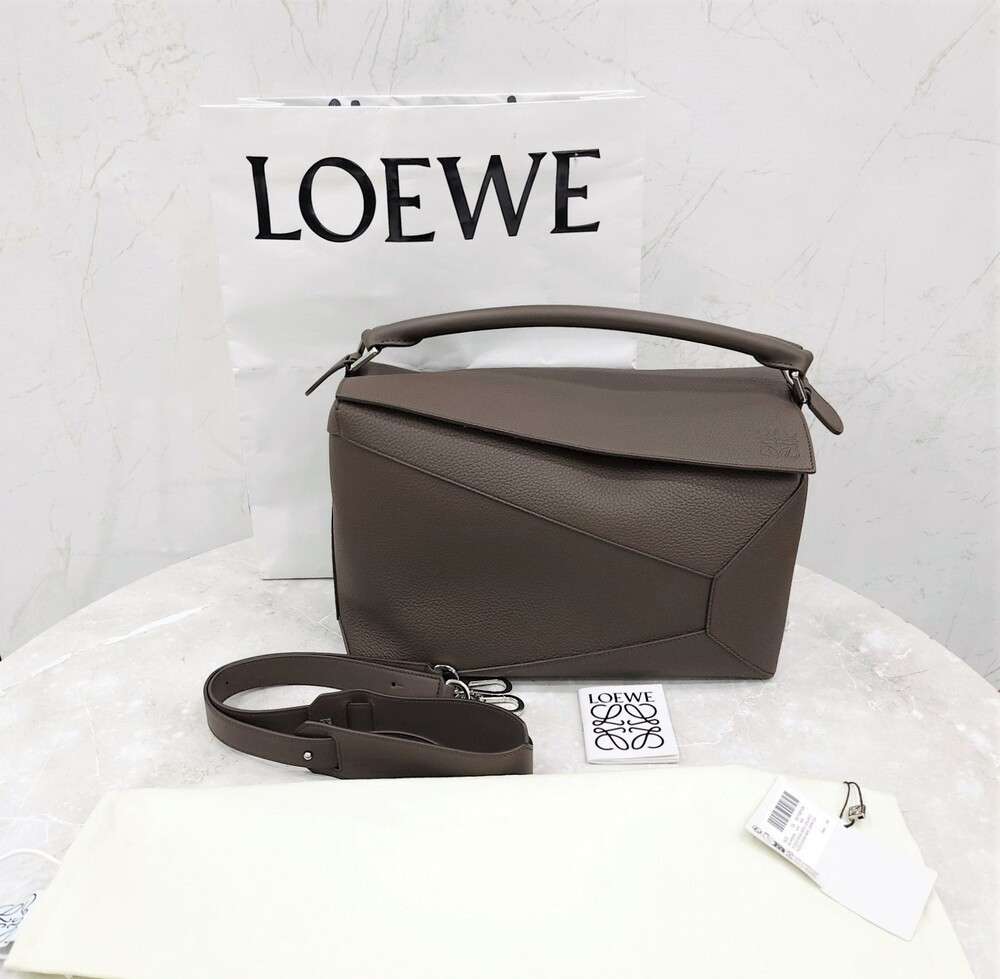 [럭스유] (새상품) 로에베 라지 퍼즐 레더 엣지백 그레인드 카프스킨 B510P00X05