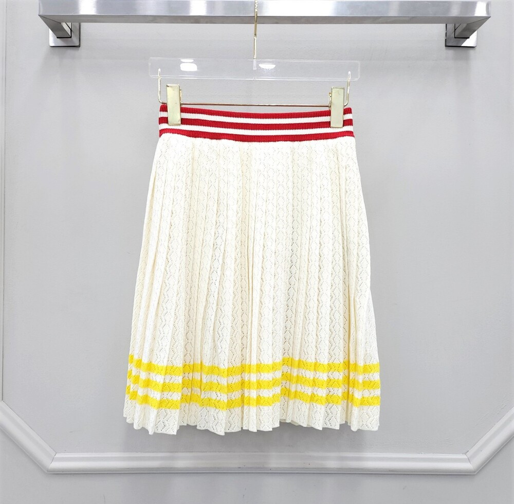 [럭스유] XXS.XS / 구찌 X 아디다스 코튼 폴로 반팔 스커트 세트