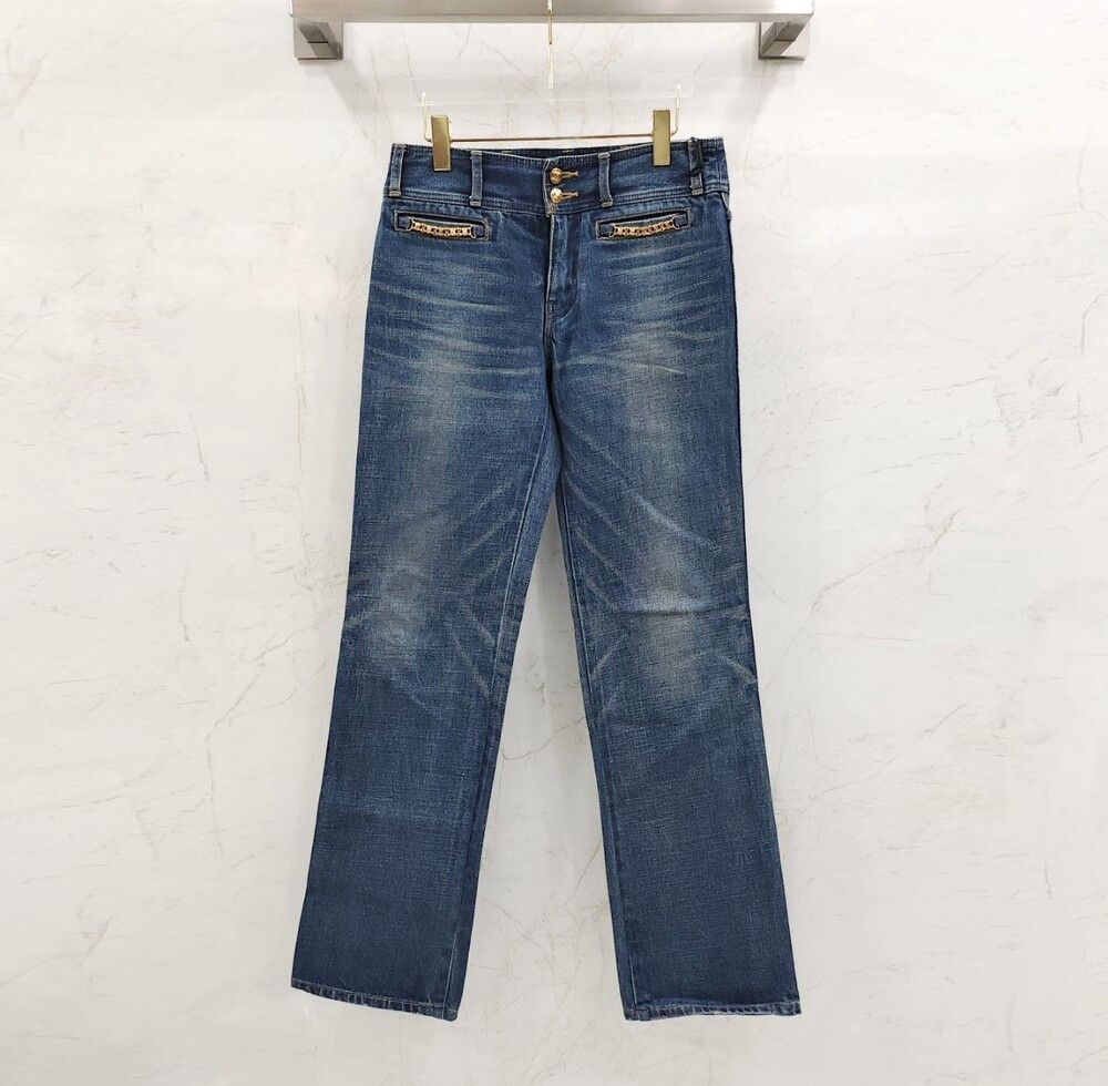 [럭스유] 26 / 셀린느 제인 워시 플레어 데님 팬츠 2N991365M07DU