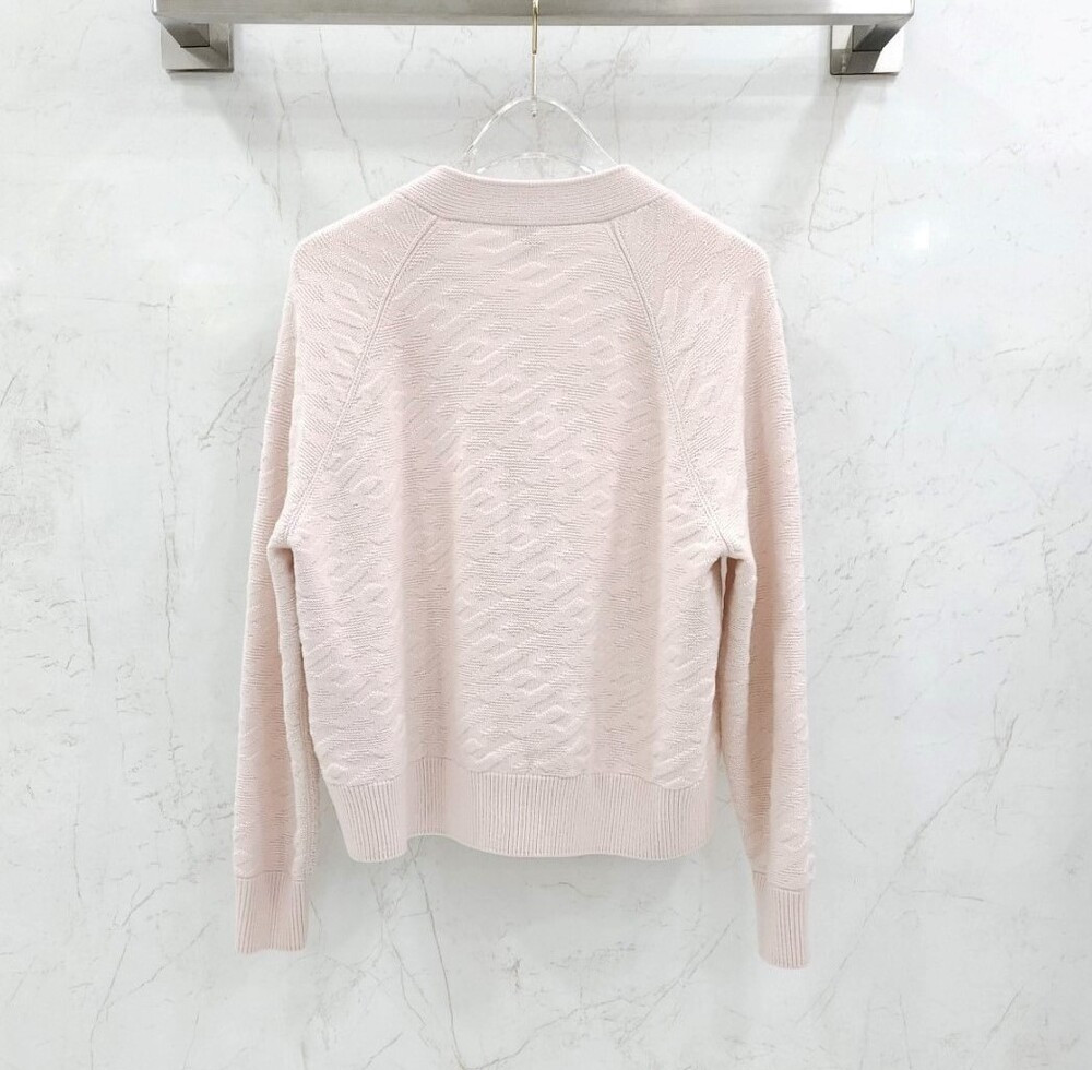 [럭스유] 34 / 에르메스 롱 슬리브 라운지 가디건 핑크