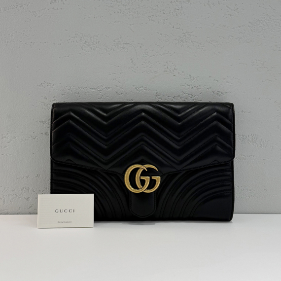 구찌 GG 마몽 마틀라세 클러치 498079