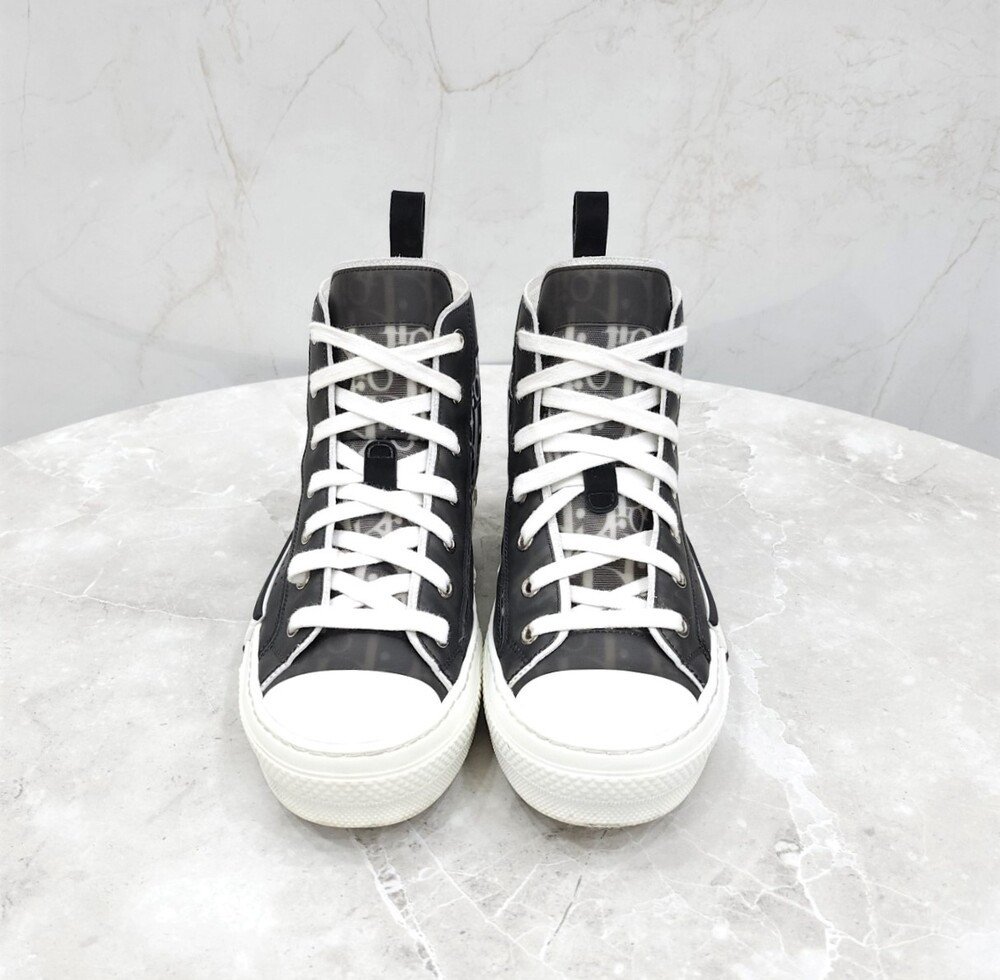 [럭스유] 38.5 / 디올 B23 오블리크 하이탑 스니커즈