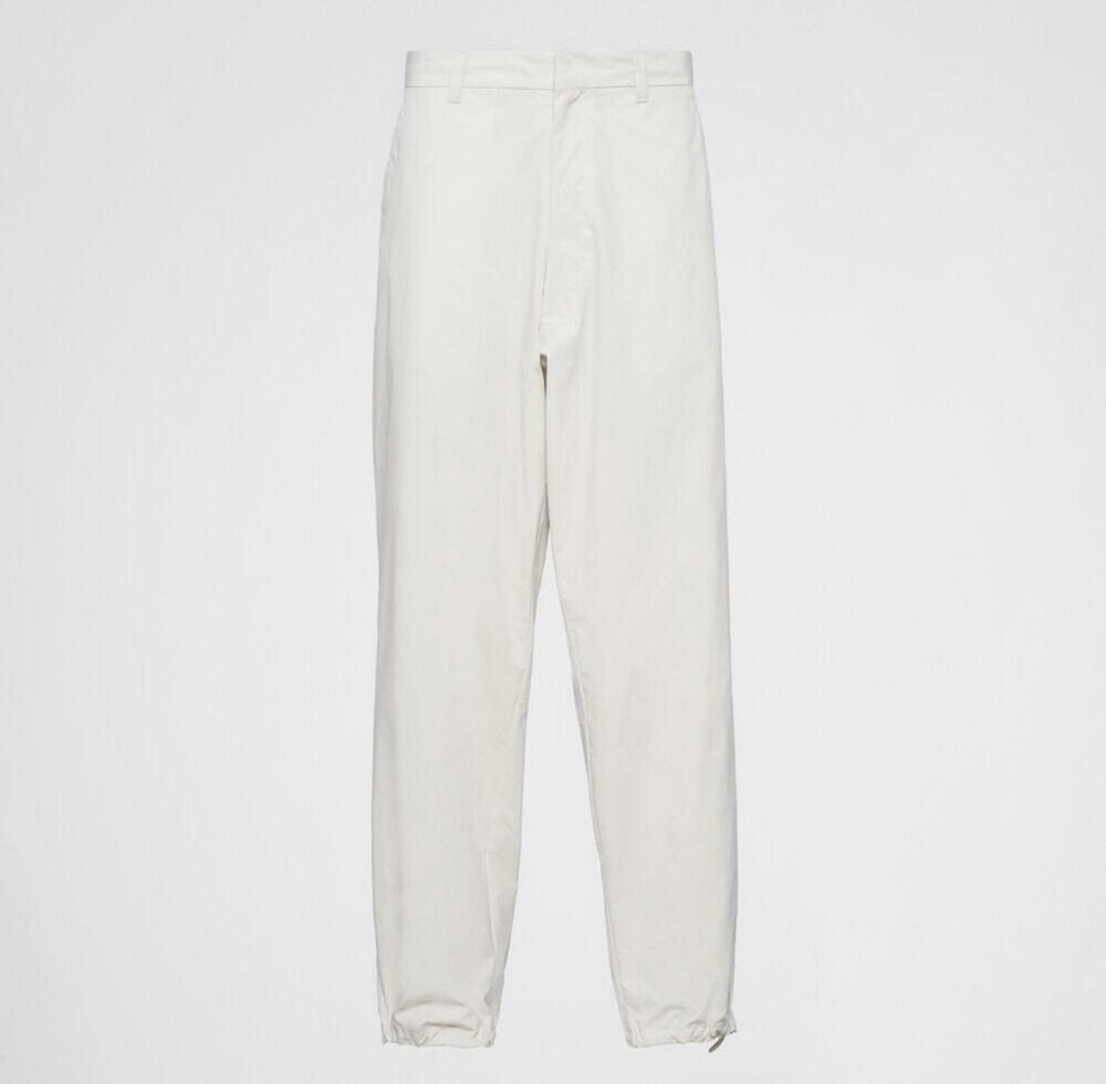 [럭스유] M / 프라다 드로스트링 와이드 레그 포켓 팬츠 SPH366