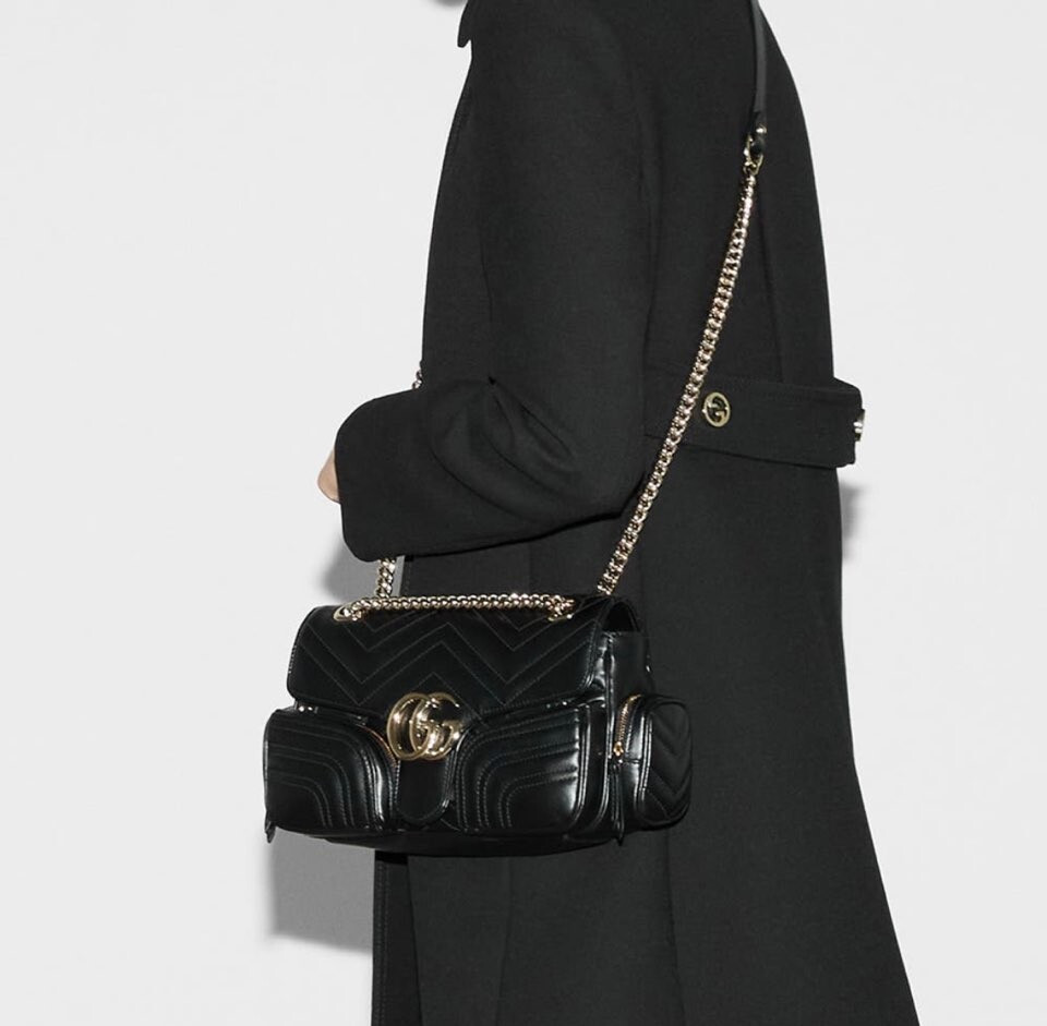 [럭스유] 구찌 GG 마몽 멀티 포켓 숄더백 스몰 795228