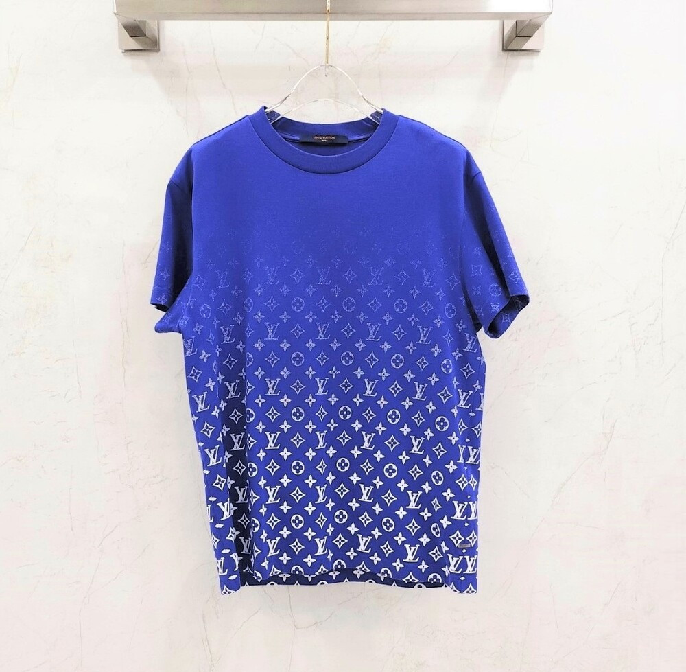 [럭스유] XS / 루이비통 블루 LVSE 모노그램 그라데이션 반팔 티셔츠