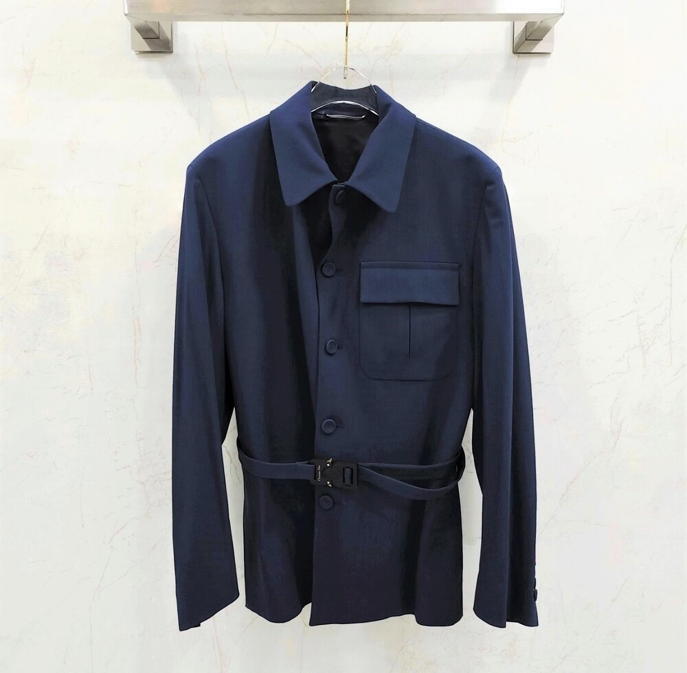 [럭스유] 50 / 디올 CD 버클 벨티드 자켓