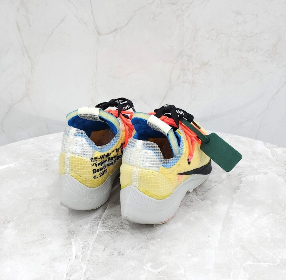 [럭스유] 235 / 오프화이트 X 나이키 베이퍼 스트릿 옐로우