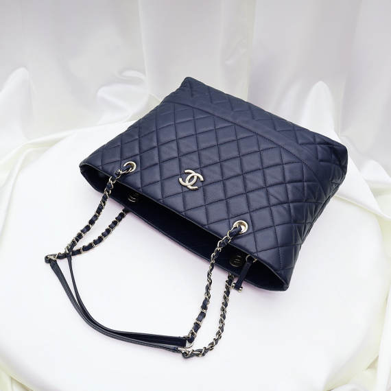 Chanel(샤넬) AS0898 네이비 캐비어 스킨 금장 숄더백 (28번대)