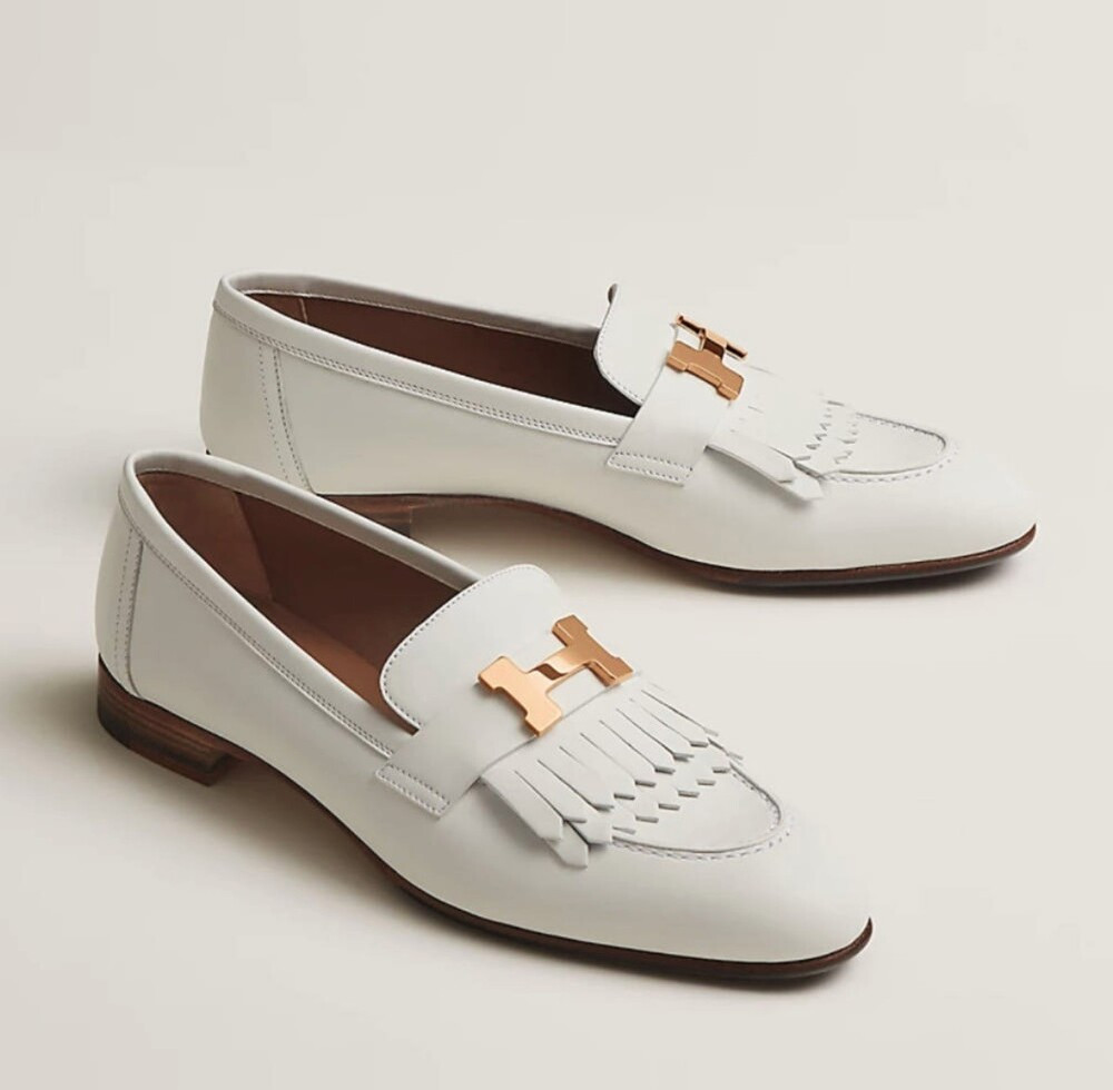 [럭스유] (새상품) 36 / 에르메스 로얄로퍼 화이트 로즈골드 H212214Z