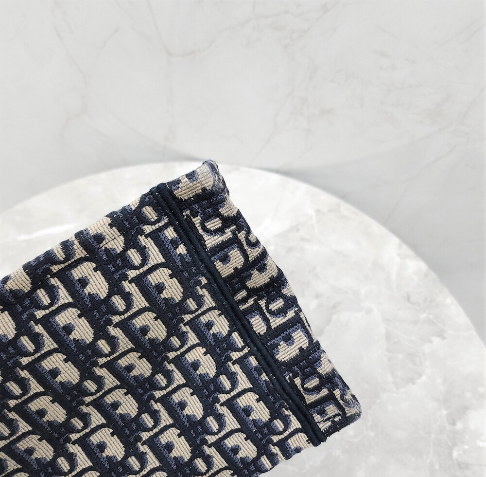 [럭스유] 디올 오블리크 북토트 미디엄 백 에크루 블루 M1296ZRIW