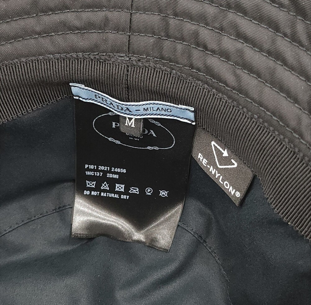 [럭스유] 프라다 삼각로고 나일론 버킷햇 M 1HC137