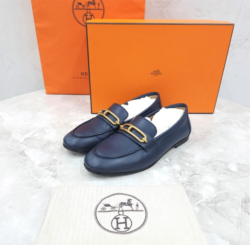 [럭스유] 36 / 에르메스 콜레트 레더 로퍼