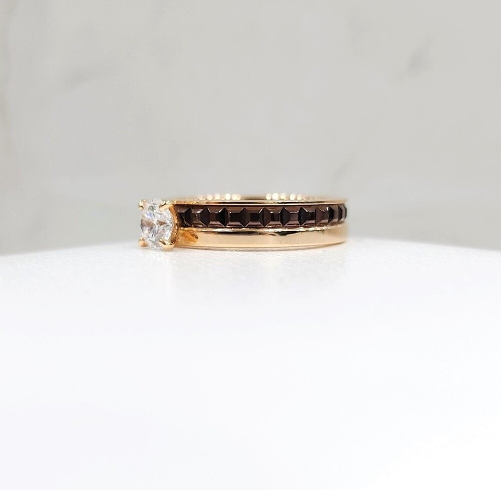 [럭스유] 부쉐론 다이아 콰트로 클래식 솔리테어 링 47호