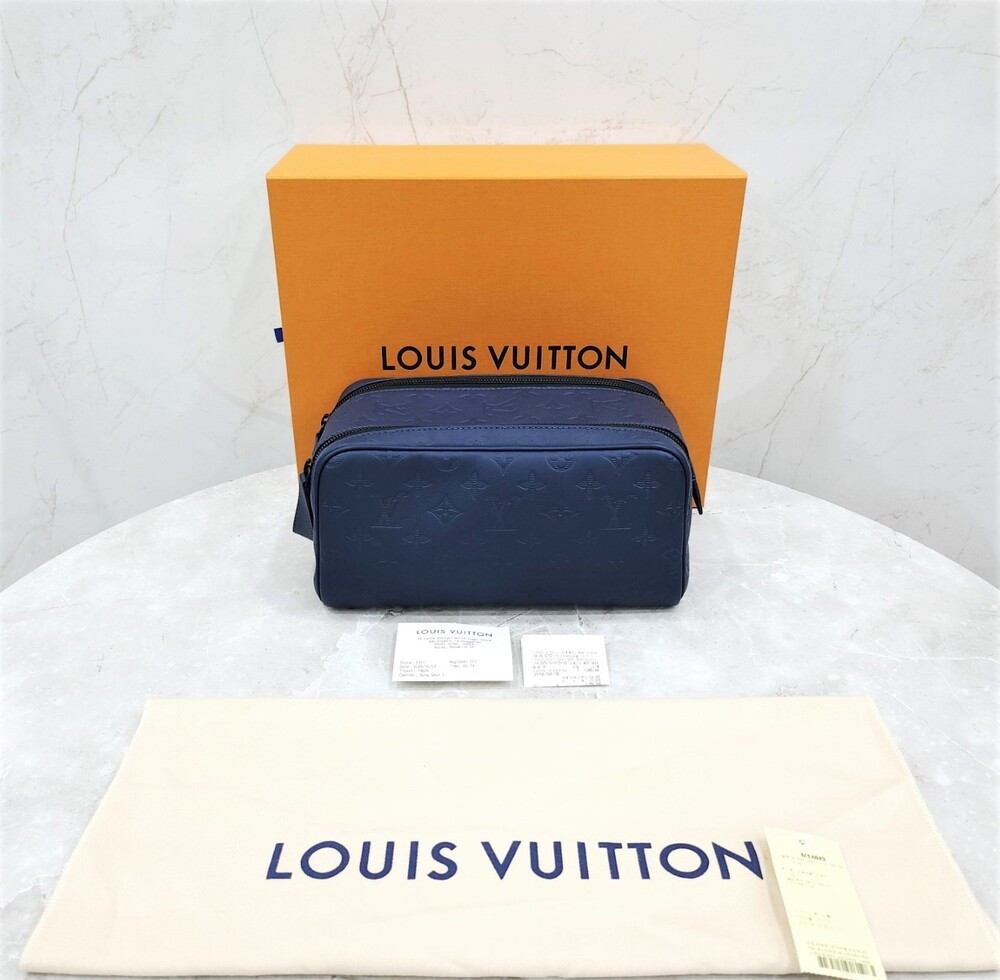 [럭스유] (새상품) 루이비통 돕 키트 쉐도우 모노그램 네이비 블루 M14843