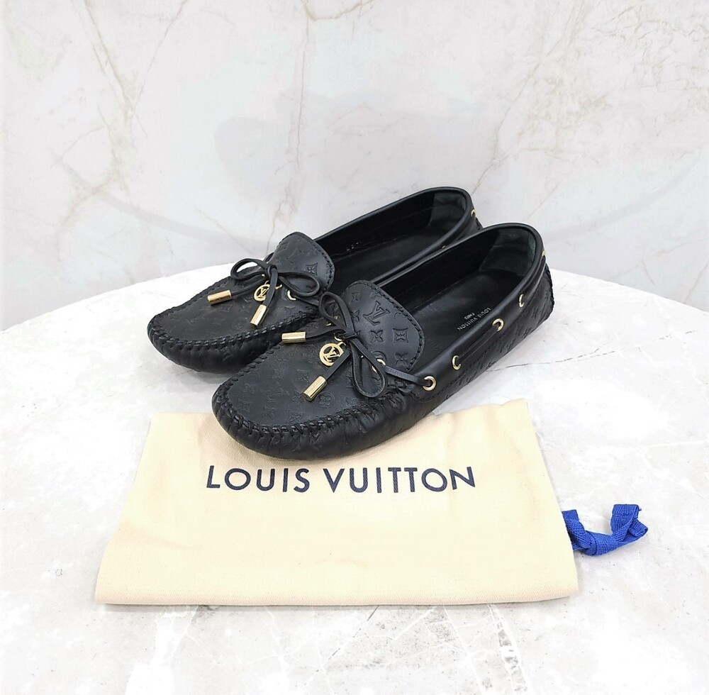 [럭스유] 37.5 / 루이비통 글로리아 모노그램 플랫 로퍼 1A657V